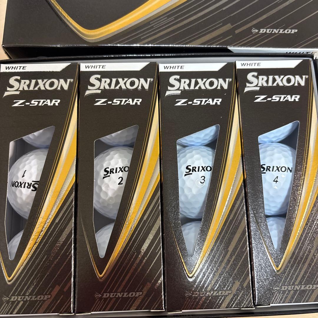 新品.未使用★Srixon Z-STAR ホワイト 1ダース★