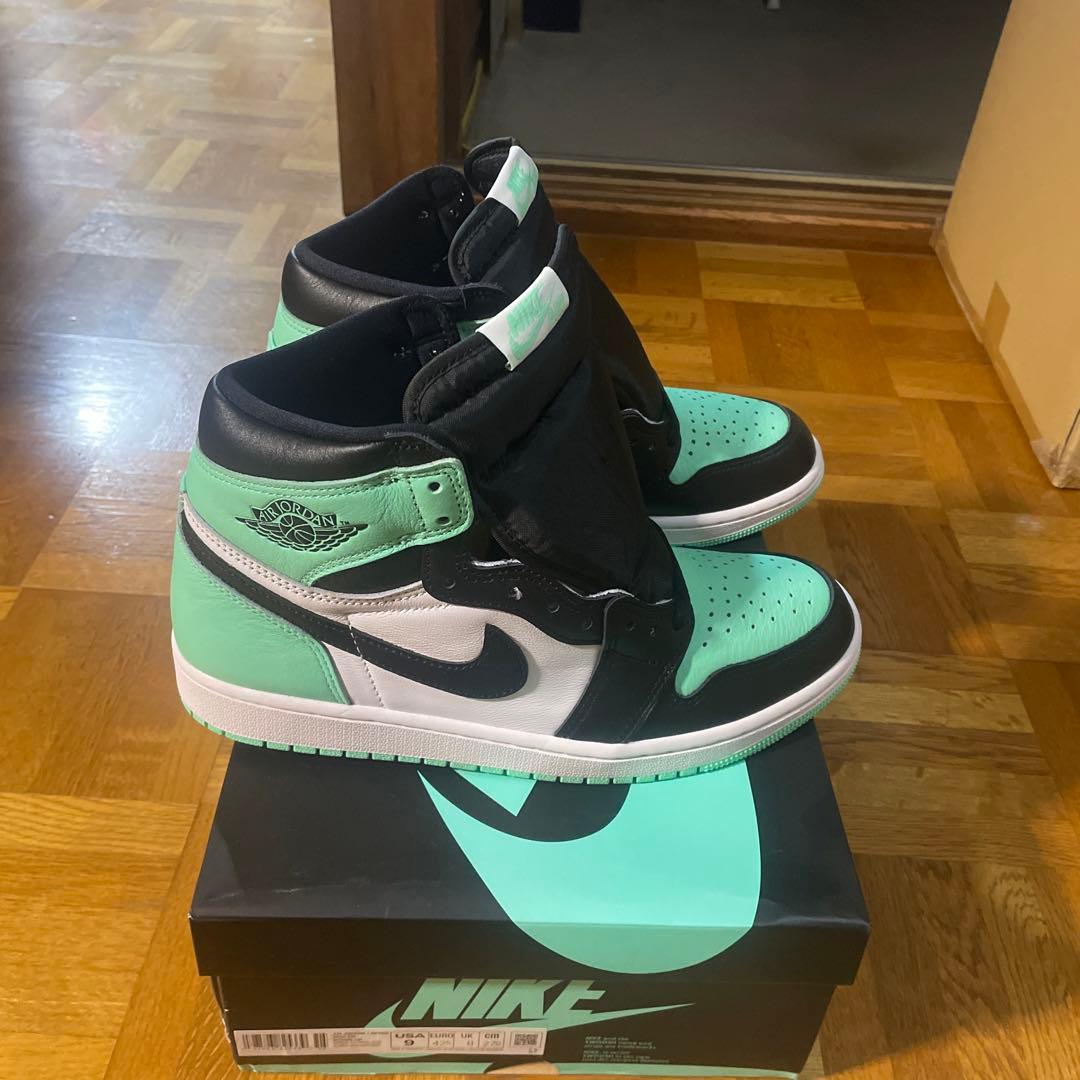 シューズ(男性用) Nike Air Jordan 1 High OG \"Green Glow\"