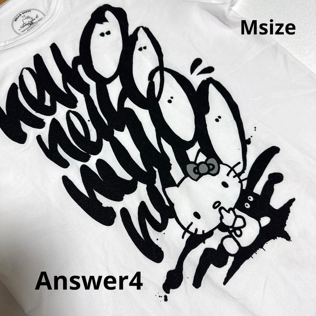 Answer4 キティコラボTシャツHello Kitty アンサー4 Mサイズ