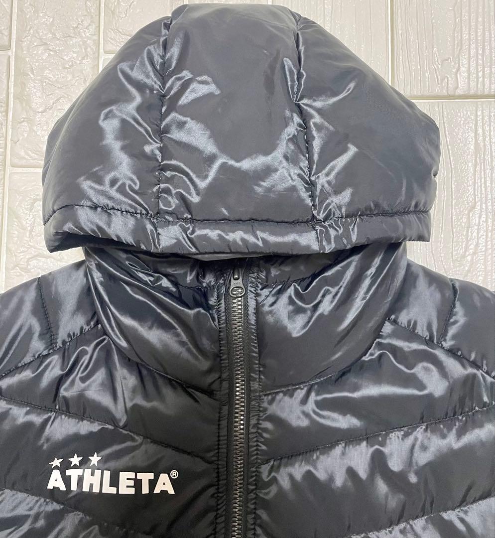 ATHLETA アスレタ ベンチコート 160 ブラック ロングコート