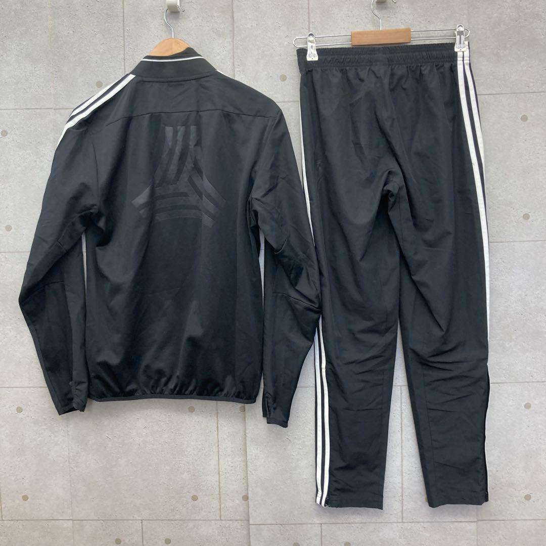 adidas ピステ ウィンドブレーカー 上下セットアップ M 黒