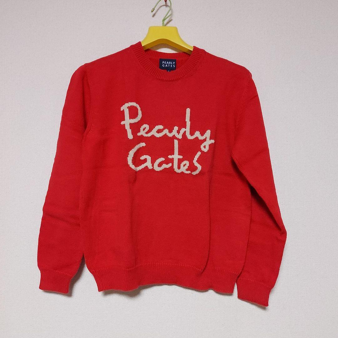 PEARLY GATES レッド セーター サイズ1