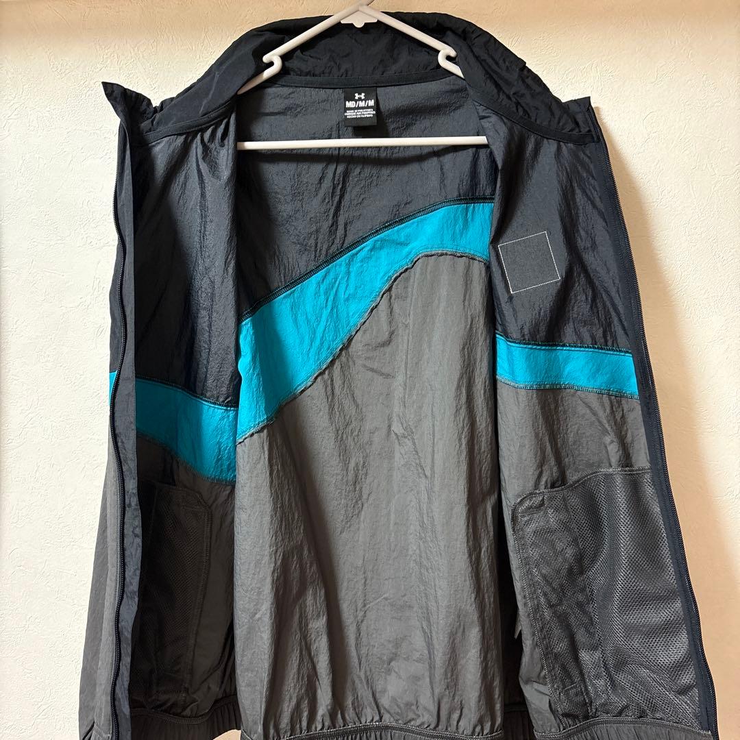 Under Armour ジャージ上下セット ブラック/ターコイズ