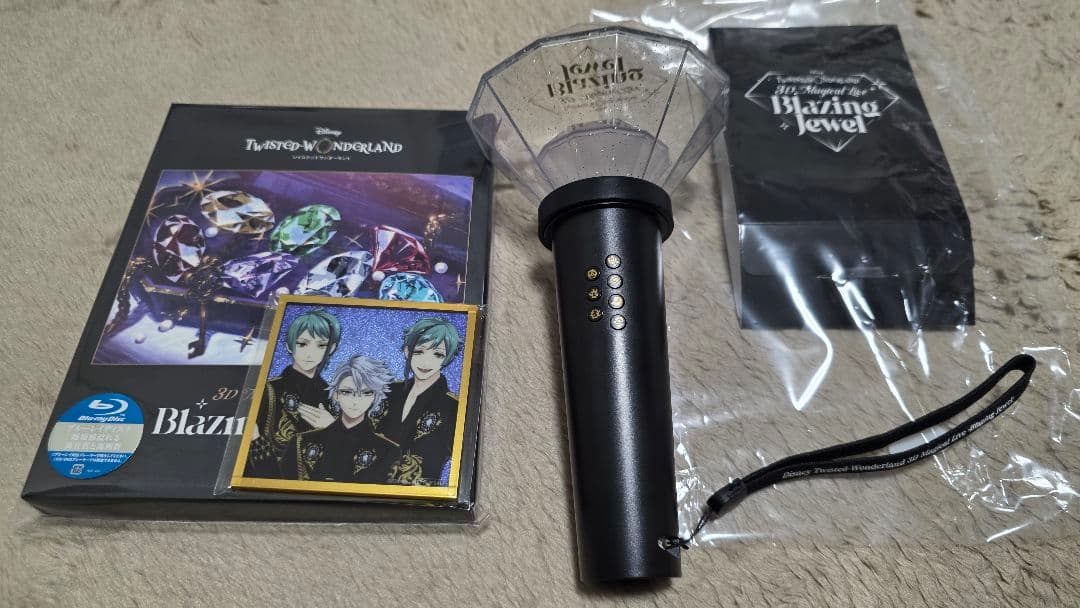 ツイステ オクタヴィネル ブレイジングジュエル ブルーレイ ペンライト セット