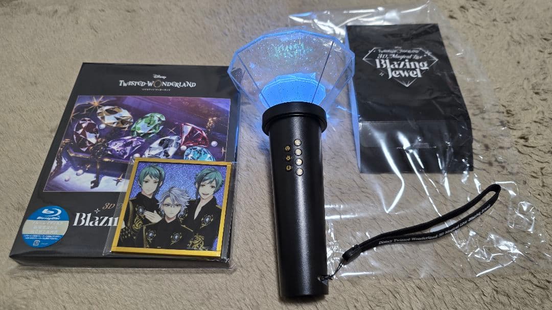 ツイステ オクタヴィネル ブレイジングジュエル ブルーレイ ペンライト セット