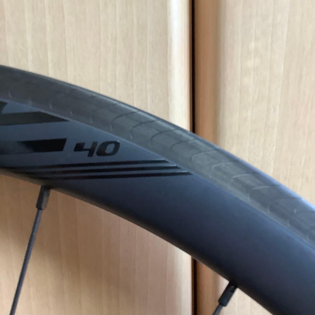 ELITEWHEELS EDGE 40リムブレーキ用前後セット リムテープ付き