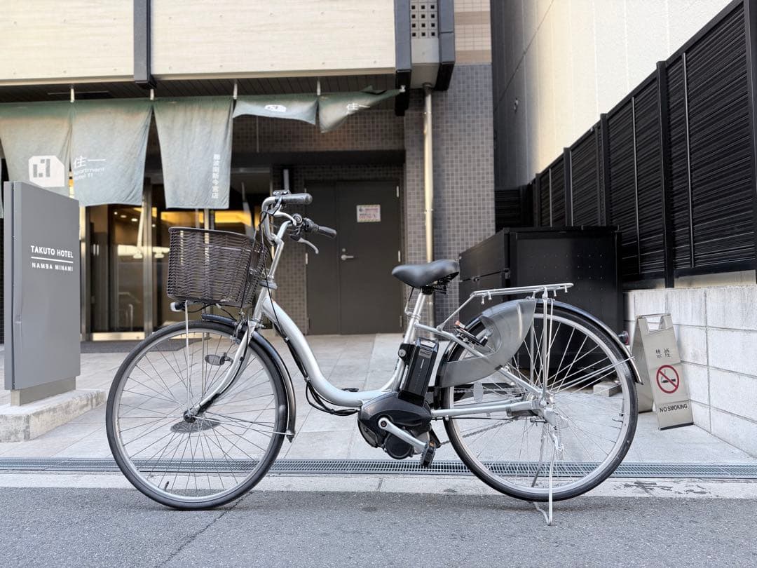 大阪府　ヤマハ　シティタイプ 電動アシスト自転車 アルミフレーム
