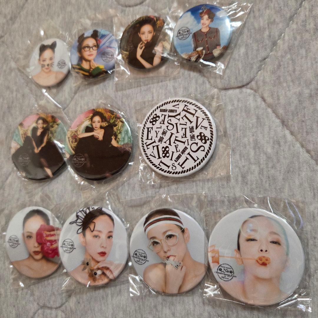 安室奈美恵　25周年　沖縄　ガチャガチャ　【缶バッジ4種・マグネット7種】