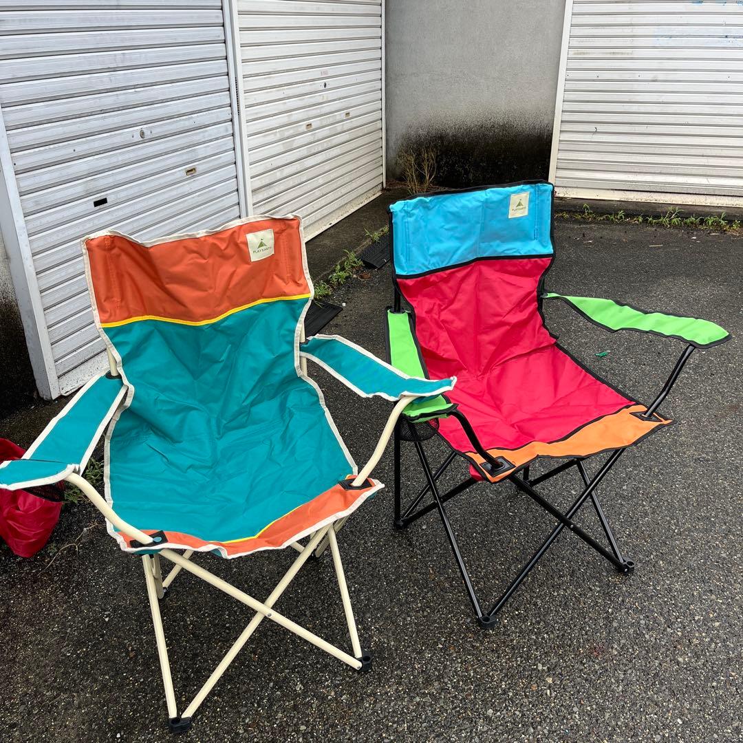 中古テント・チェア4個セット売り