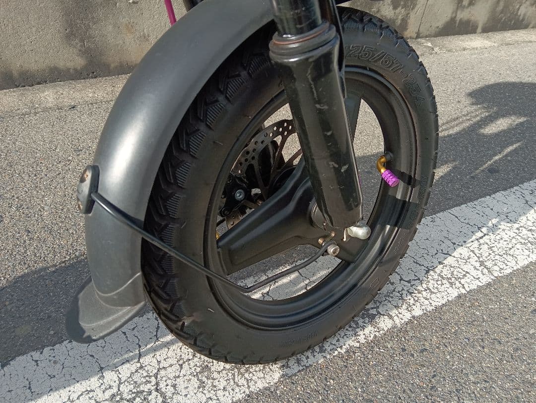 折りたたみ電動アシスト自転車 カスタムLED仕様