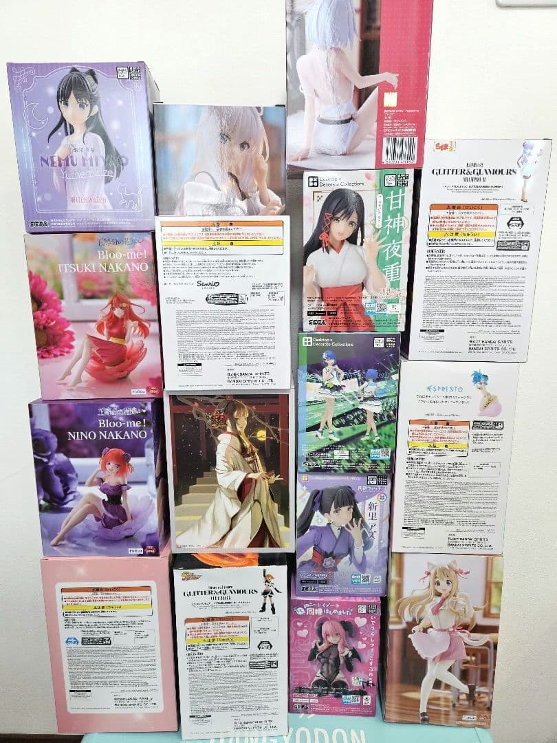 【新品未開封】美少女フィギュア　16個　まとめ売り　五等分の花嫁　けいおん　等
