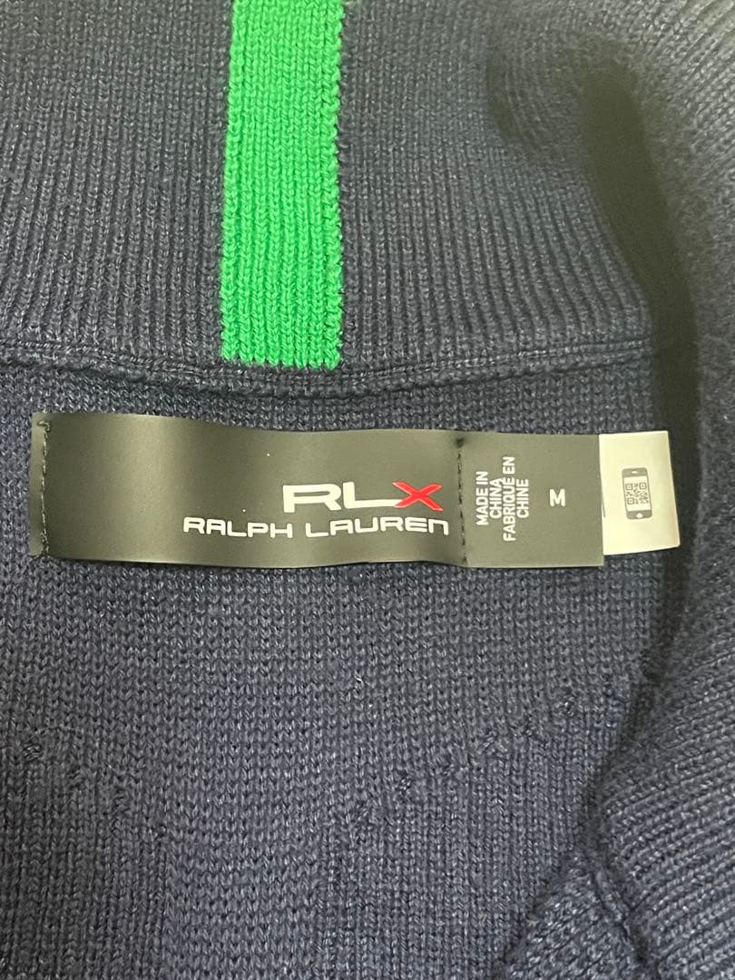 RLXラルフローレン レディースMクォータージップ ニットプルオーバー