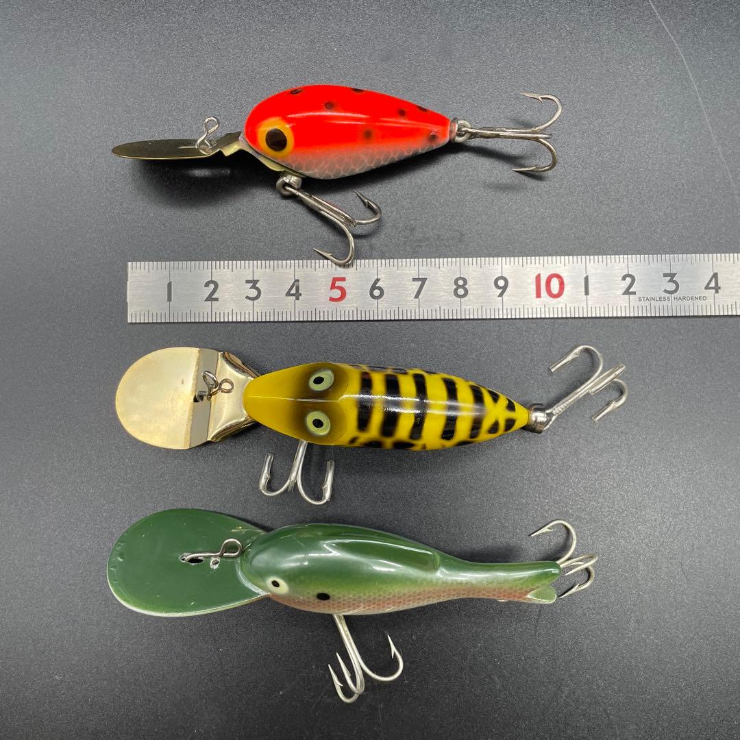 オールドヘドン heddon プラックルバック 等3個セット