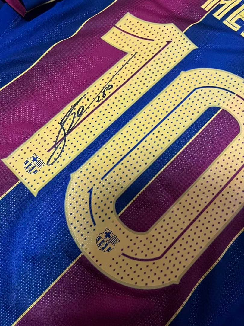 ICONS FCバルセロナ Messi メッシ 直筆サイン入り ユニフォーム