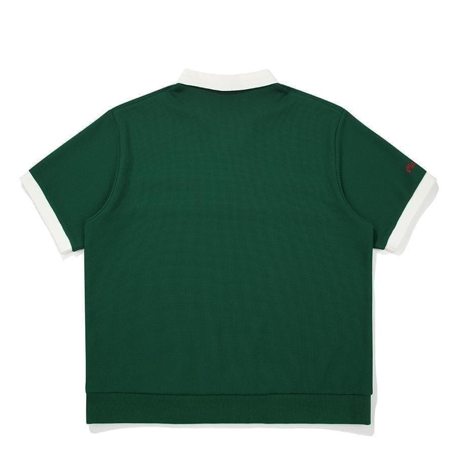 マルボンゴルフ ポロシャツ malbon golf 半袖 メンズウェア 緑色XL