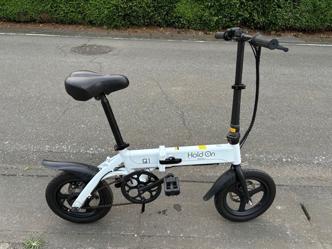 Hold On Q1 折りたたみ自転車 ホワイト