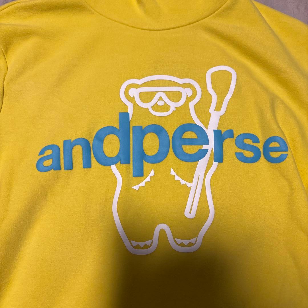 andperse マシュマロスムース ハイネックシャツ（レディース）