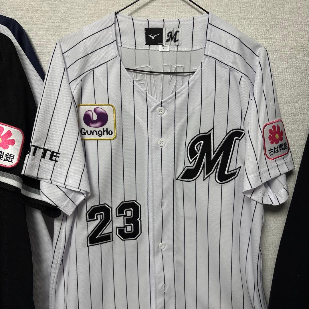 千葉ロッテマリーンズ 石川慎吾選手 2025 レプリカユニフォーム Mサイズ