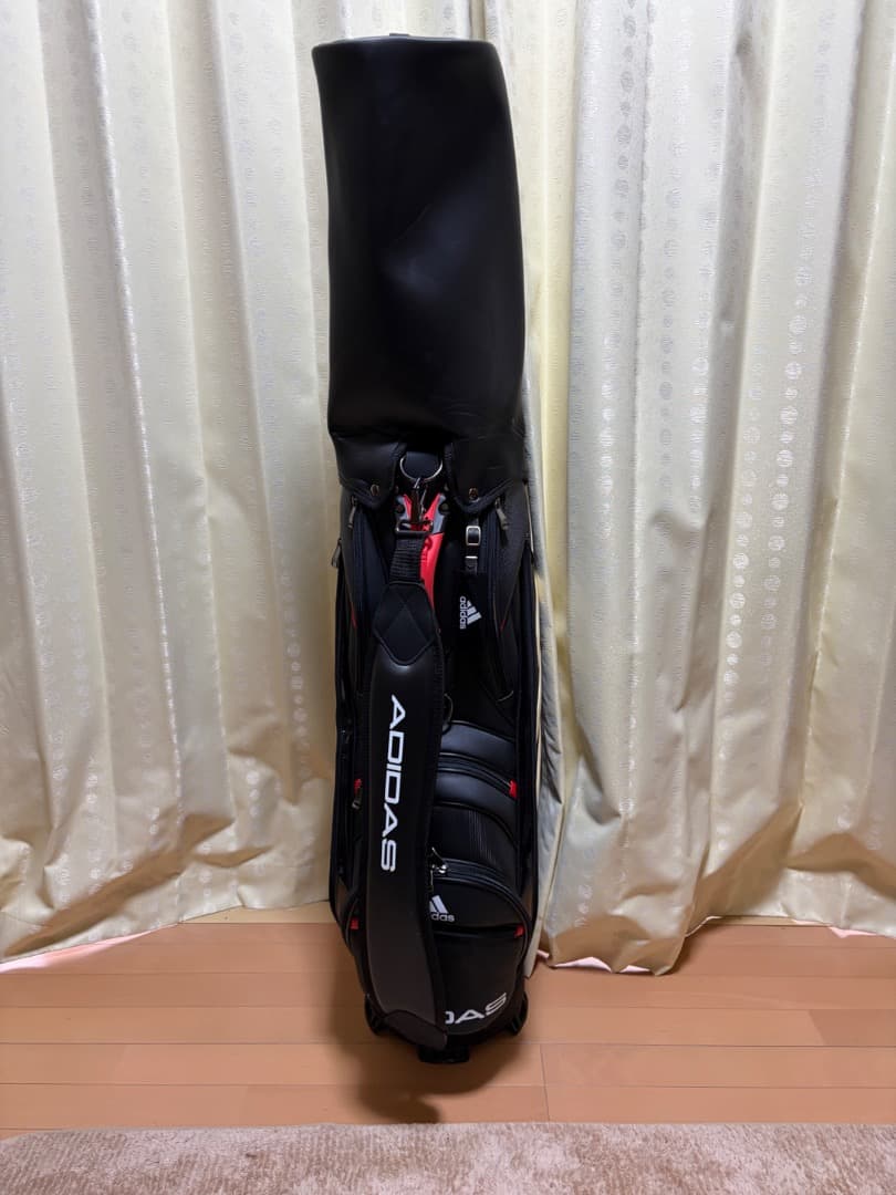 【美品】adidas アディダス キャディバッグ スリーバー 9.5型 4分割