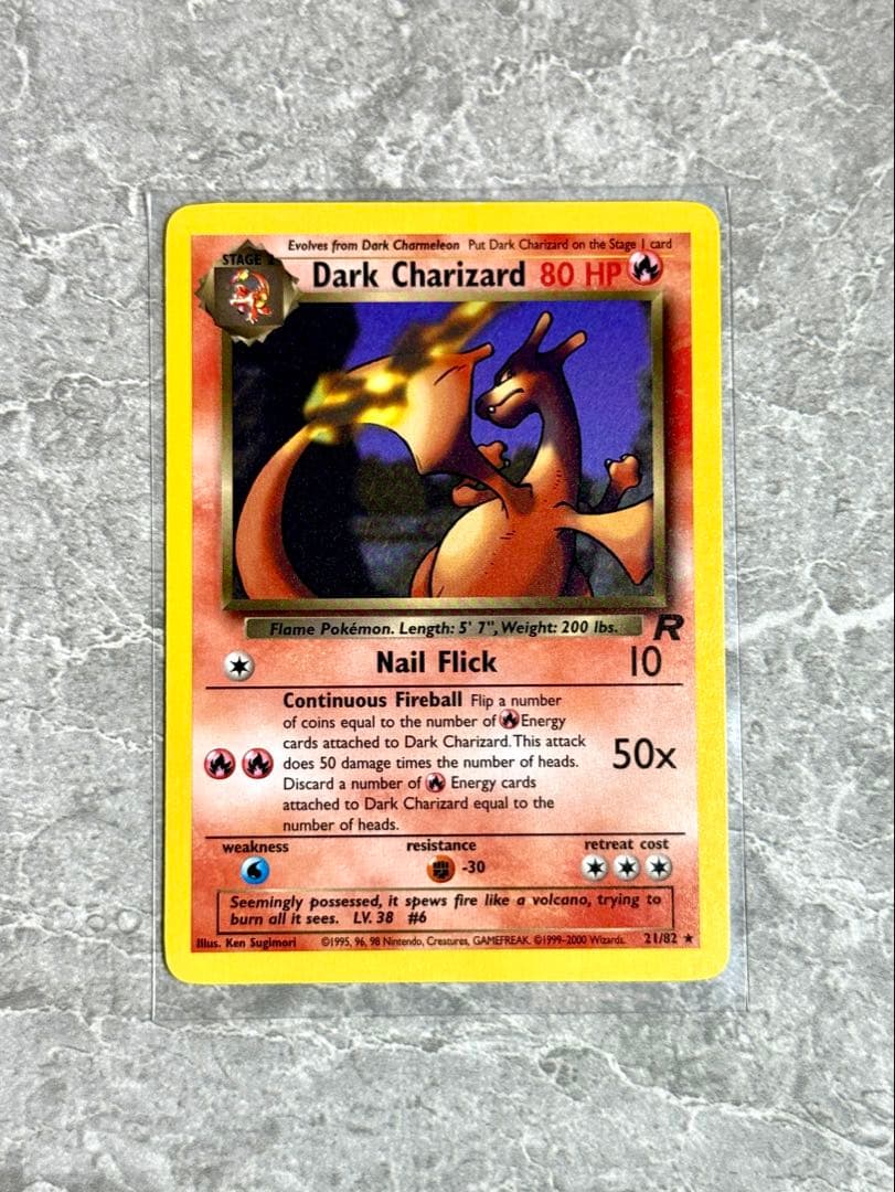 わるいリザードン 英語Dark Charizard Non-Holo 1999