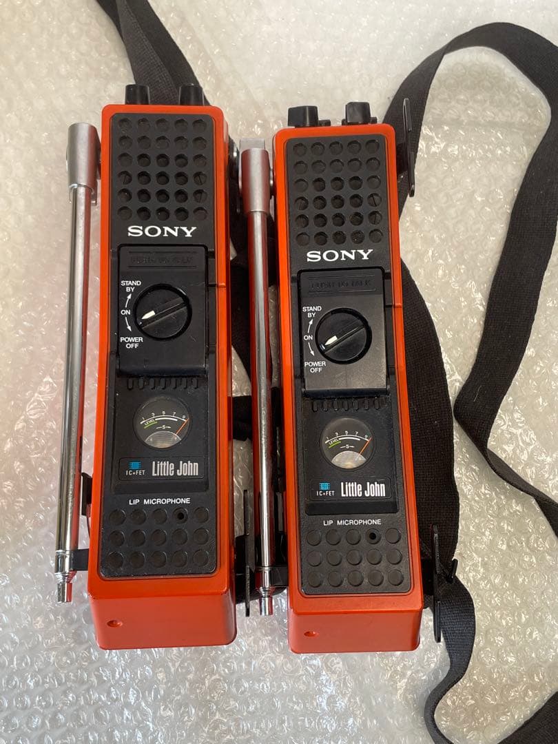 廃盤 昭和 レトロ SONY トランシーバー ICB-600 2台セット