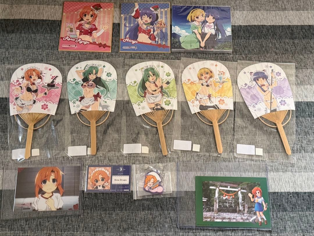 ひぐらしのなく頃に 竜宮レナ まとめ売り ストラップ マルチクロス ぬいぐるみ等