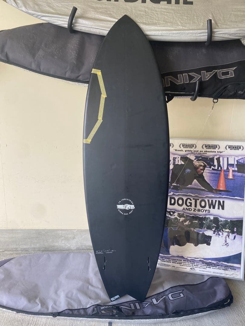 【専用フィン付】ブラックバロン6’0（38.6L）／JSサーフボード