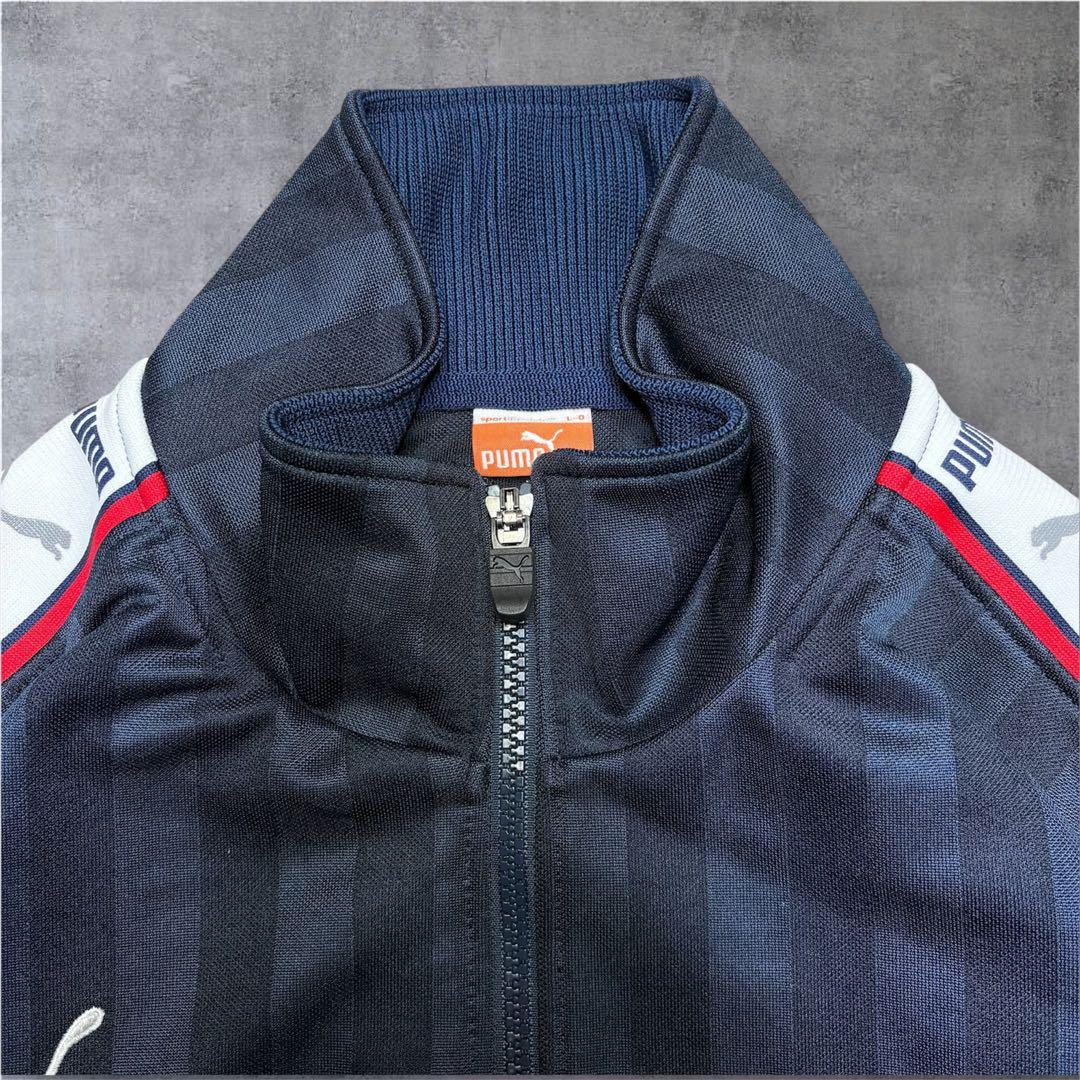 90s PUMA プーマ ジャージ セットアップ 上下 ネイビー Y2K