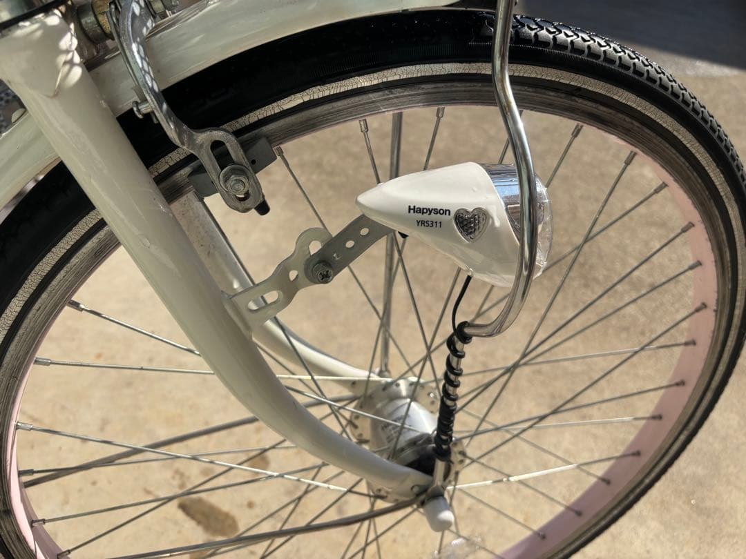 『引き取り限定』サイクルベースあさひ ガールズ ラボ ラブリーホワイト24インチ