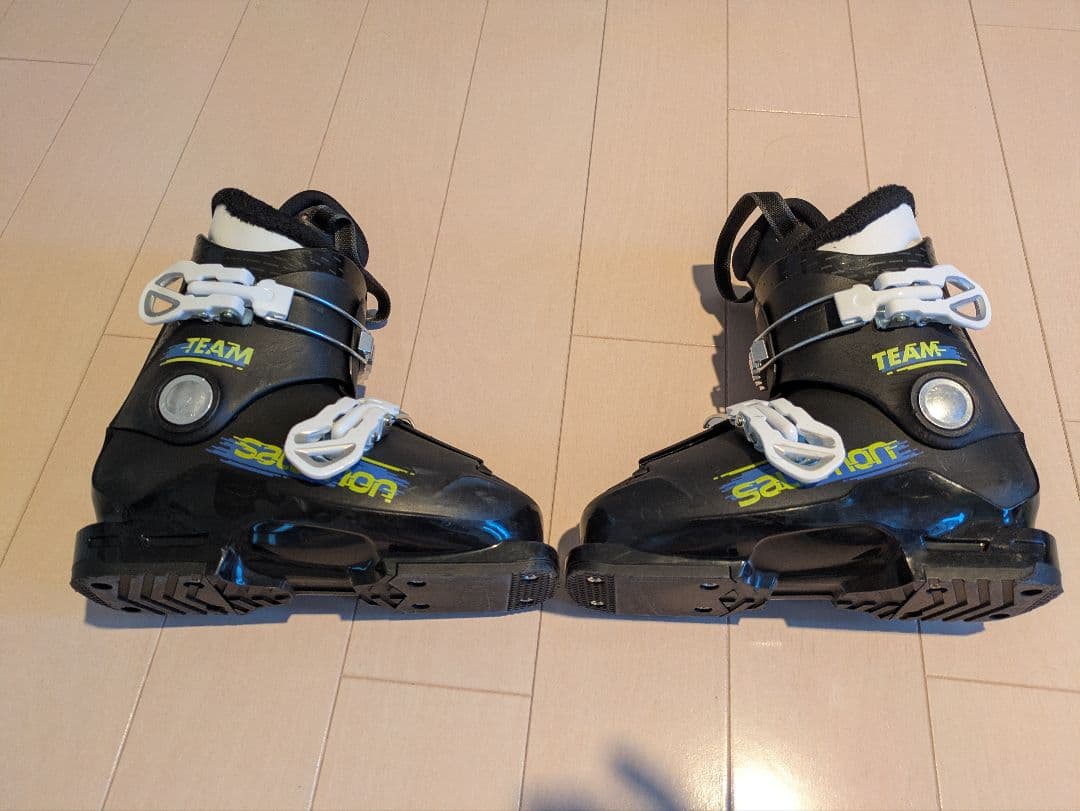 SALOMON サロモン　スキー板 100cm ＆ブーツ 18cm 3点セット