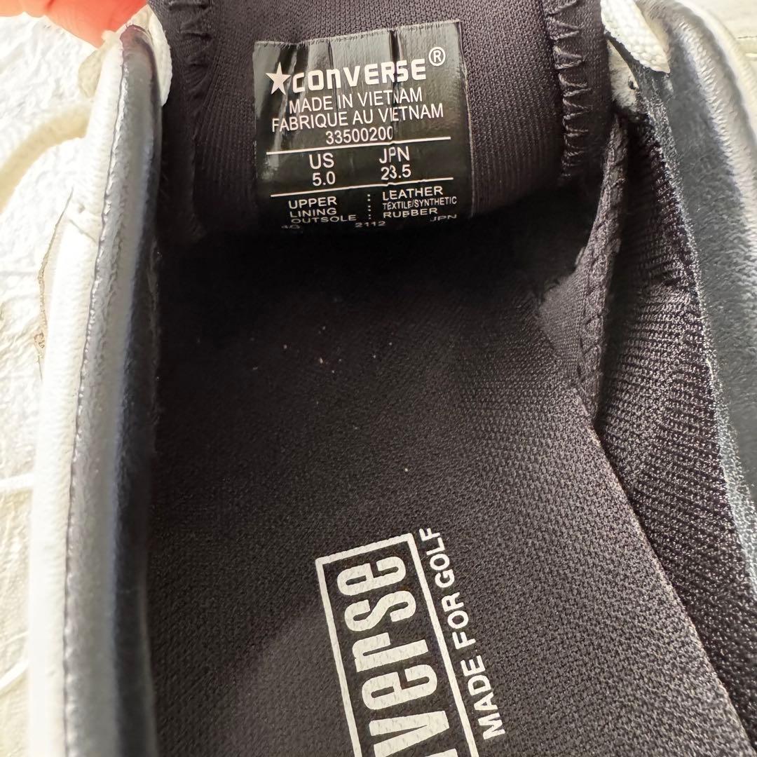 ●着用5回以下● converse ゴルフスパイク　サイズ23.5