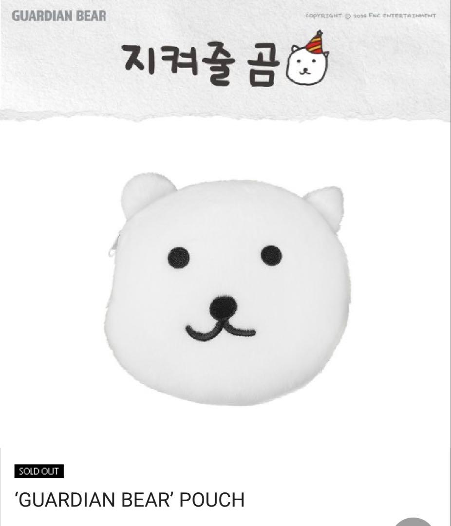 N.Flying スンヒョプ 지켜줄 곰 ポーチ