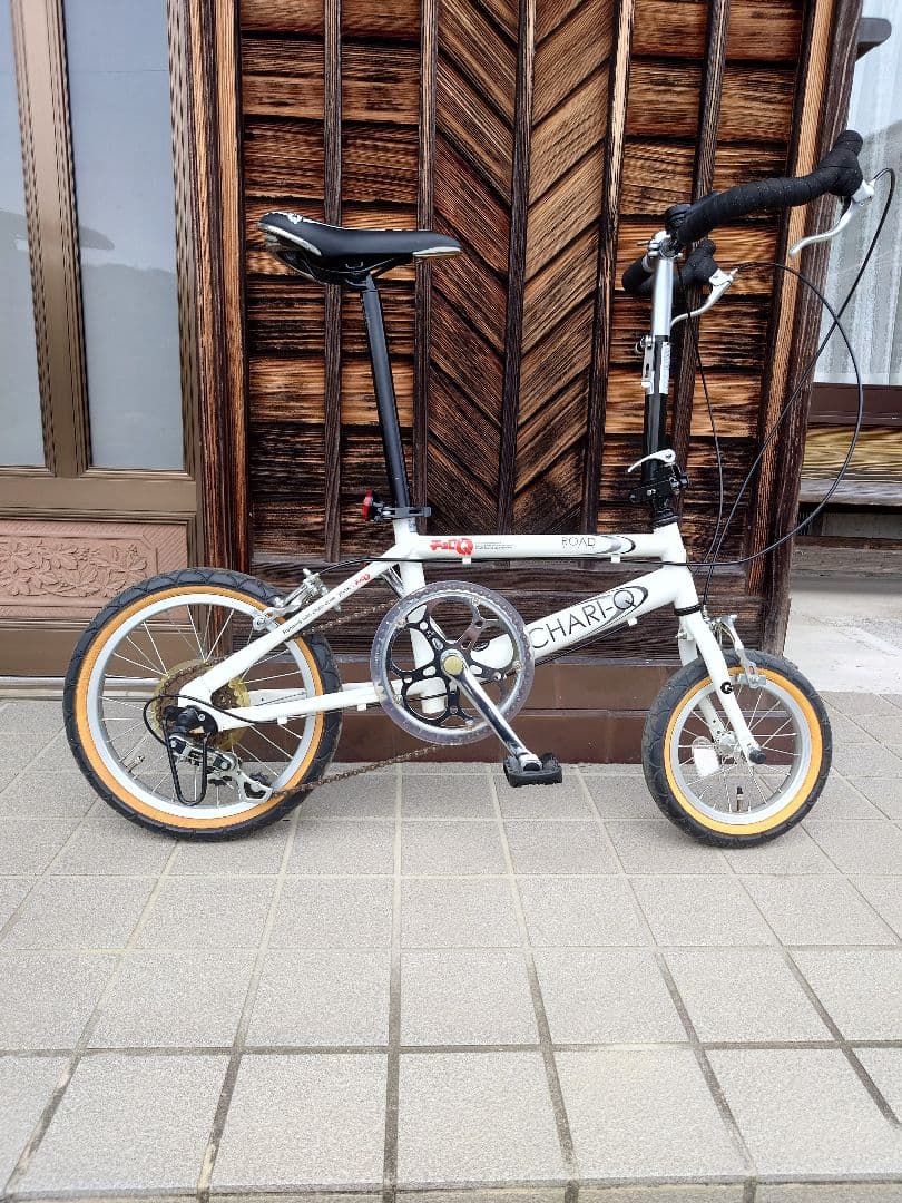 CHARI 折りたたみ自転車 ホワイト