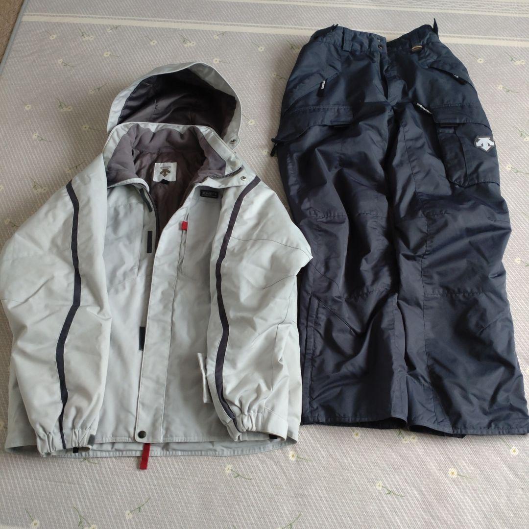 DESCENTE メンズ スキーウェアジャケット&パンツ 上下セット