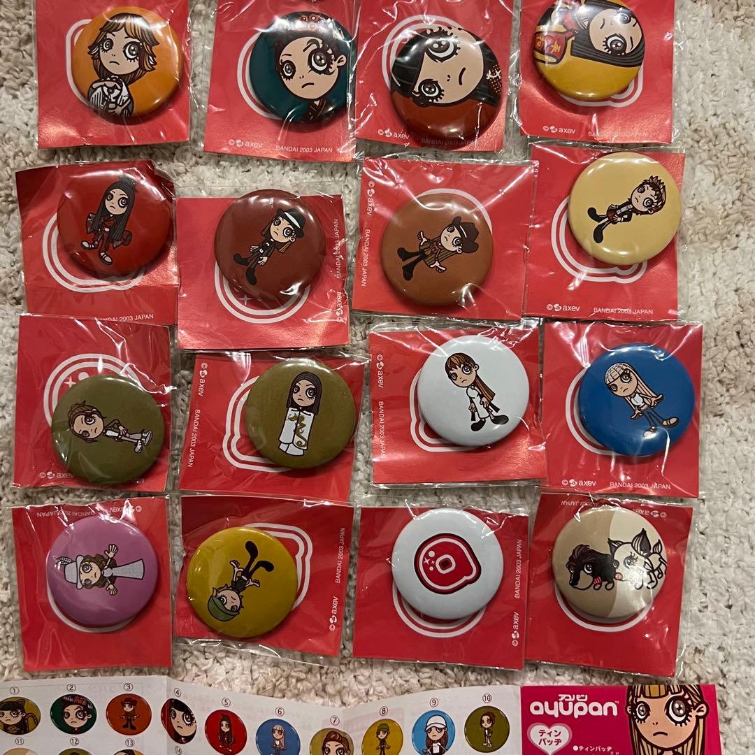 【激レア】ayupan アユパン 浜崎あゆみ 缶バッジ あゆぱん フルコンプ