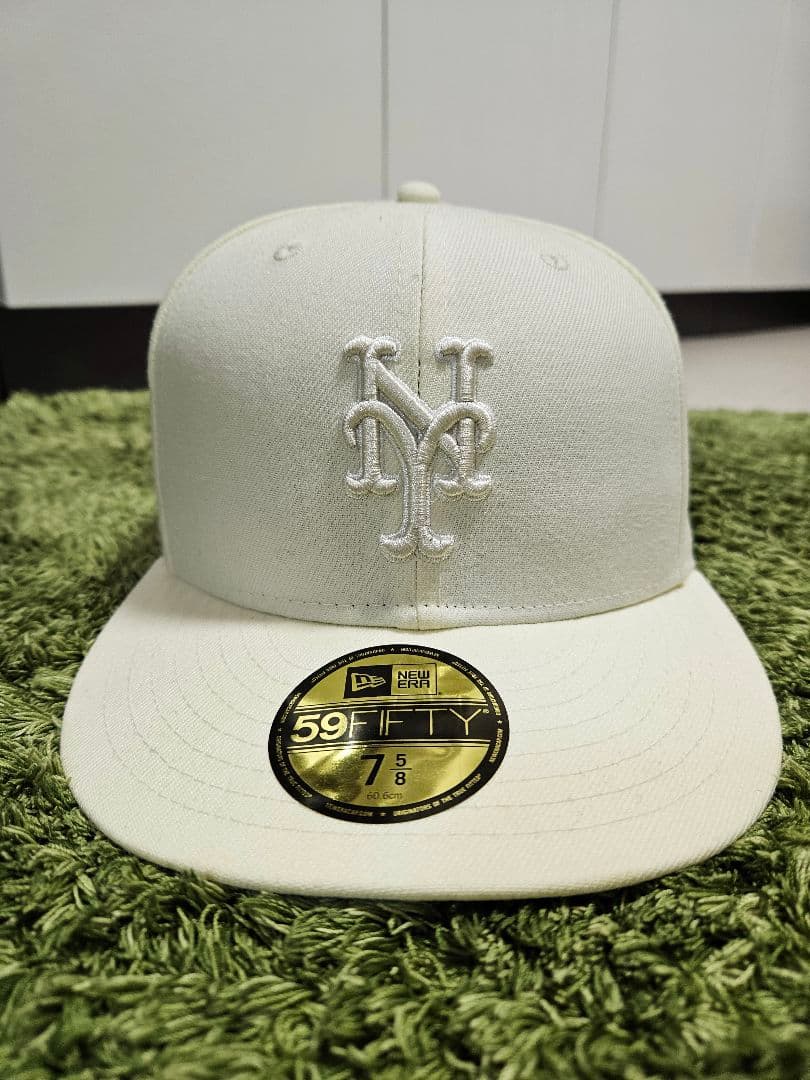 NEW ERA 59FIFTY White Collectionメッツ7 5/8