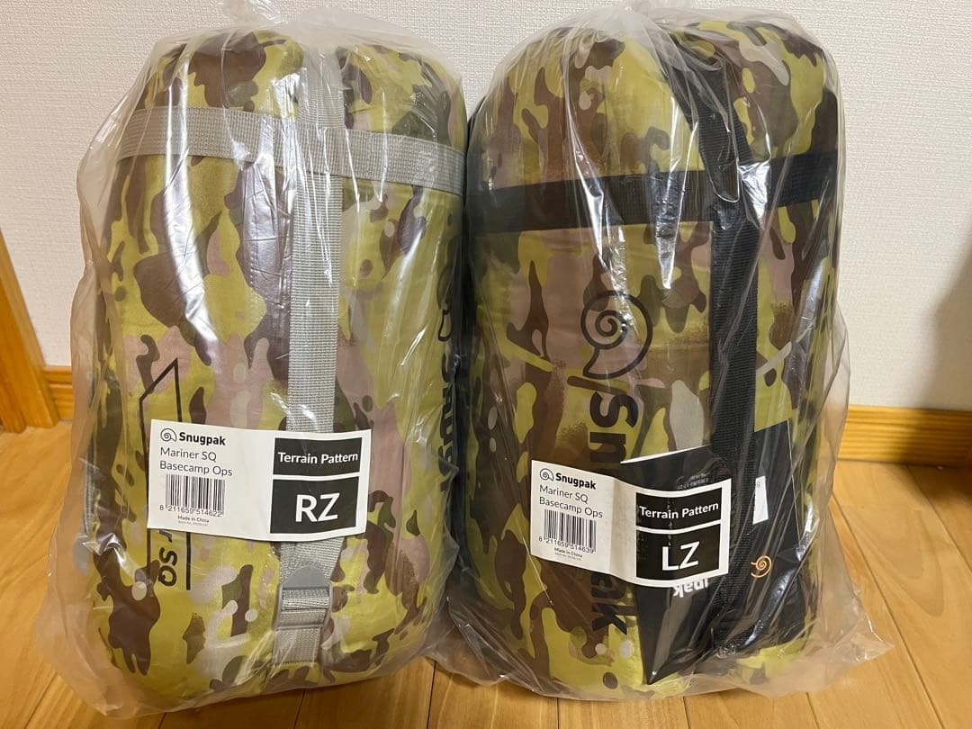 Snugpak Mariner SQ シュラフ 封筒型 ＬＲペアセット