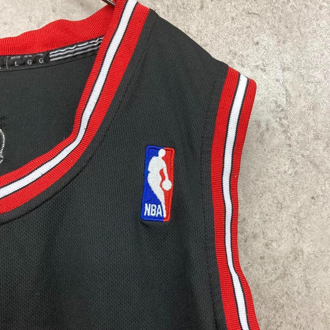 レア《アディダス》NBAシカゴブルズ 両面刺繍タンクトップ ユニフォーム/XL