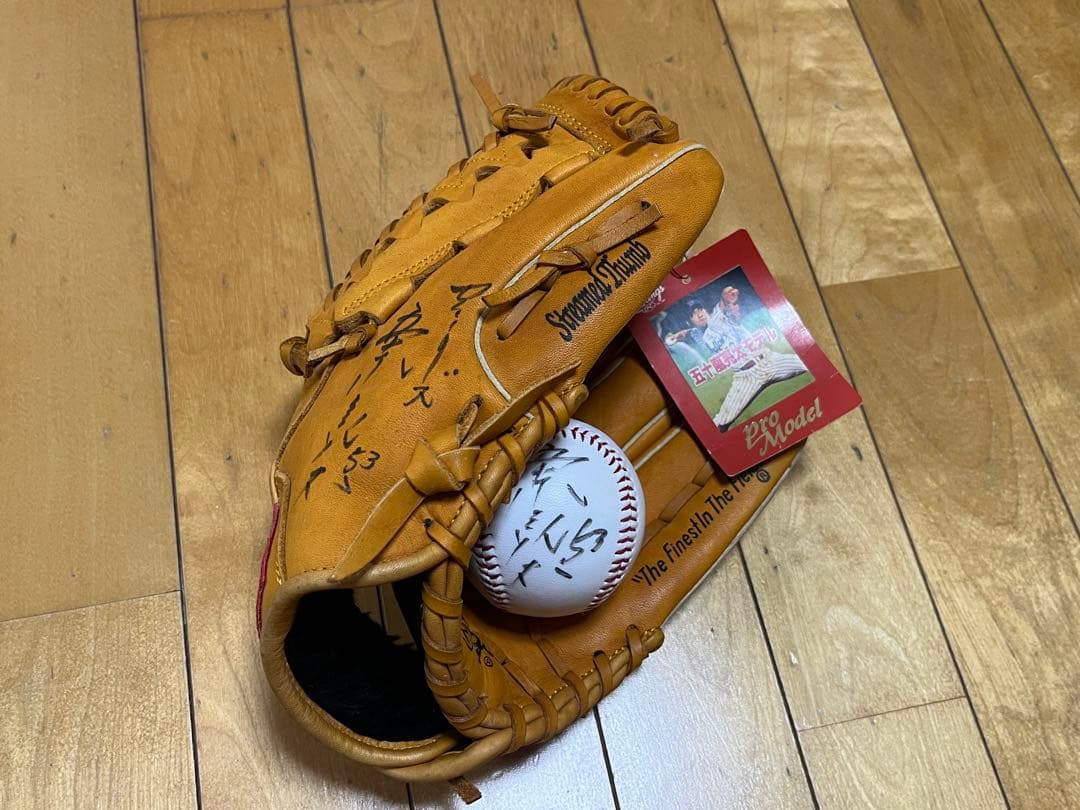 超稀少 Rawlings Pro Model 五十嵐亮太選手 サイン入りグローブ