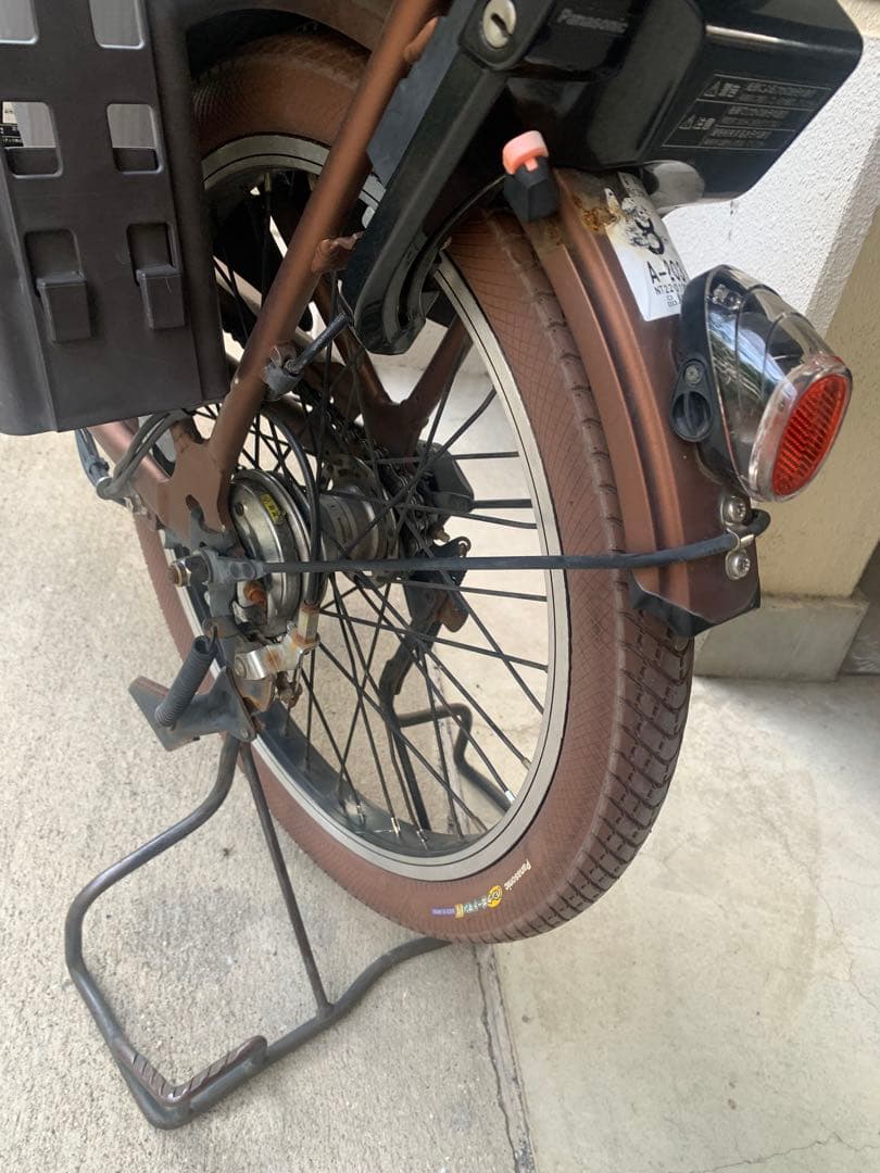 パナソニック電動自転車　前チャイルドシート追加可能　電子キー付き　要確認