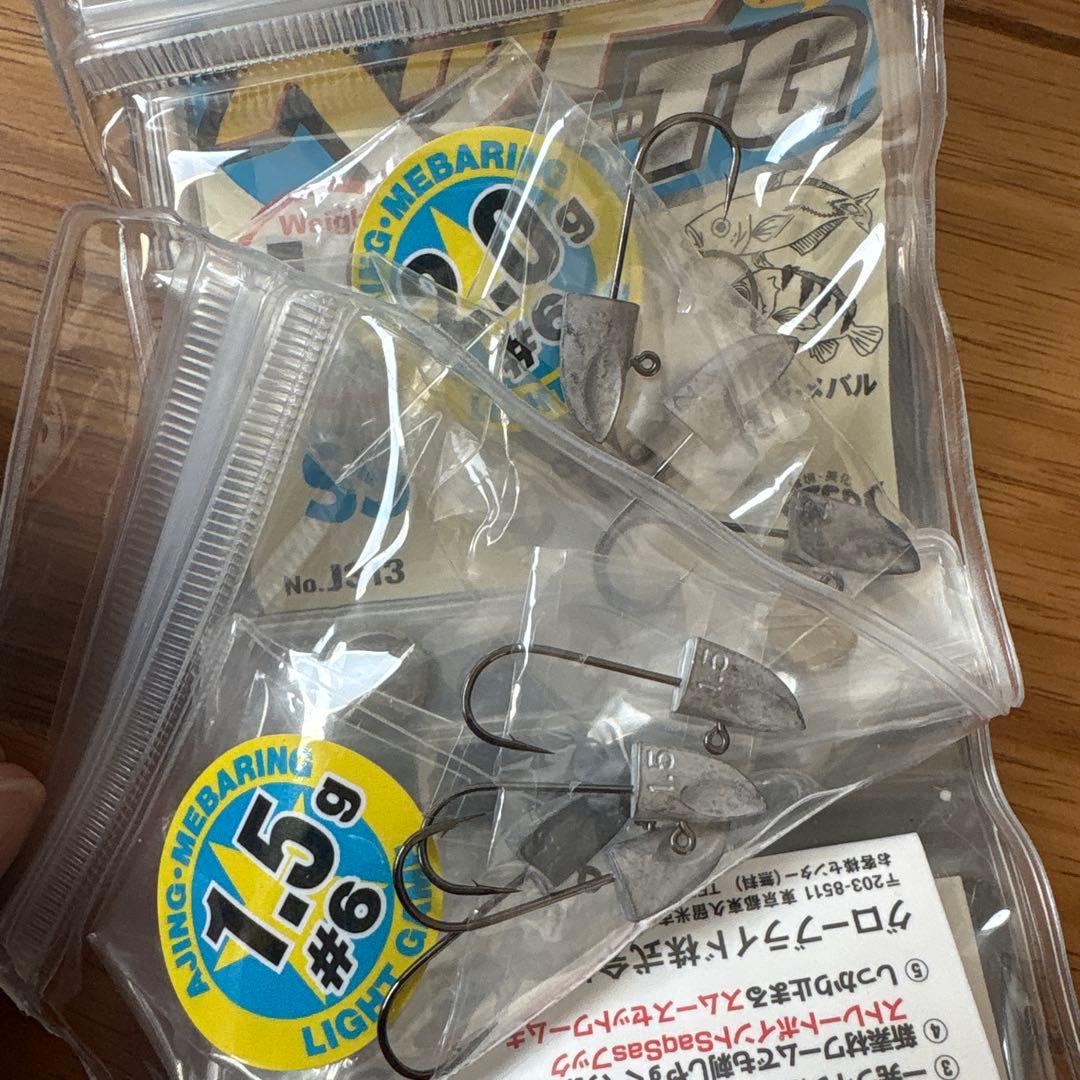 アジングセット 新品＋中古混載 メバリング ワーム バッグ ケース その他小物