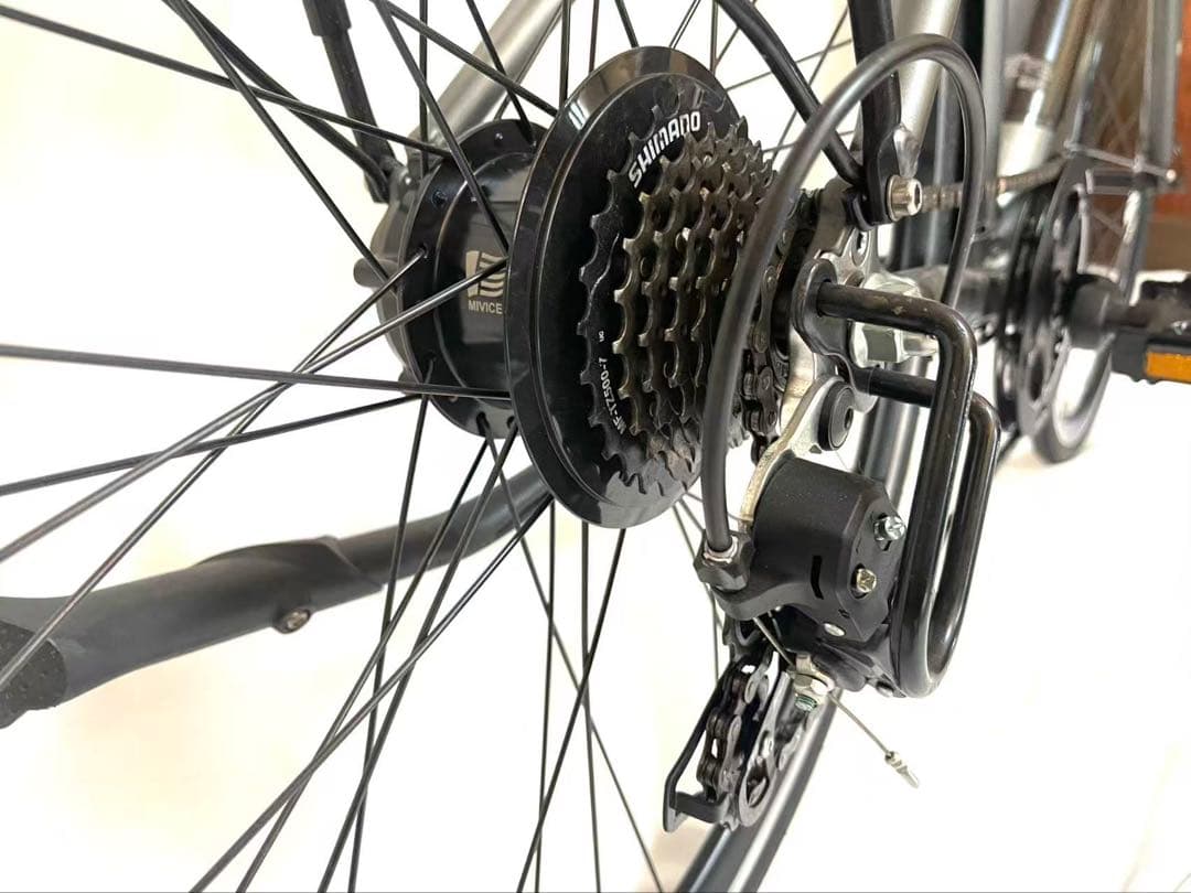 【動作確認済】送料無料 DAITORA 電動アシスト自転車 低走行距離99km