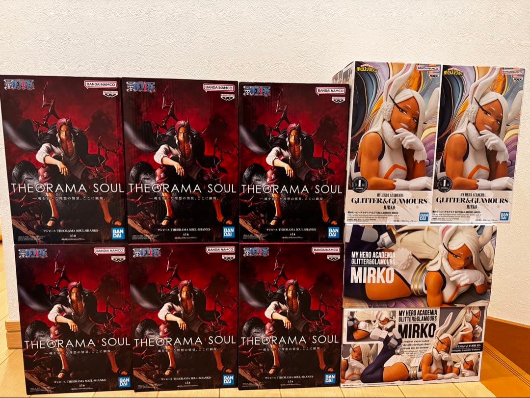 ワンピース　シャンクス　THEORAMA SOUL フィギュア　ヒロアカ　ミルコ
