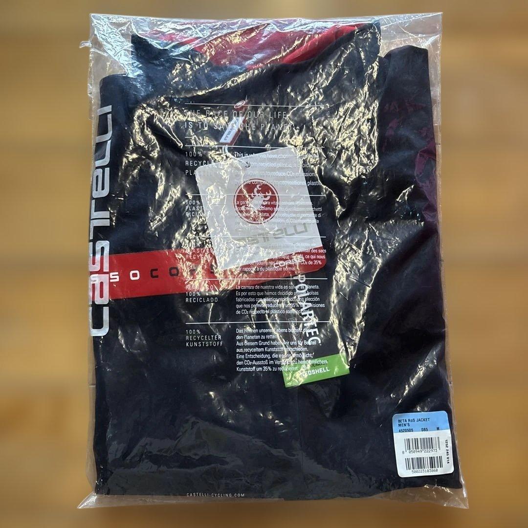 新品・カステリ CASTELL ROS JACKET Mサイズ　黒