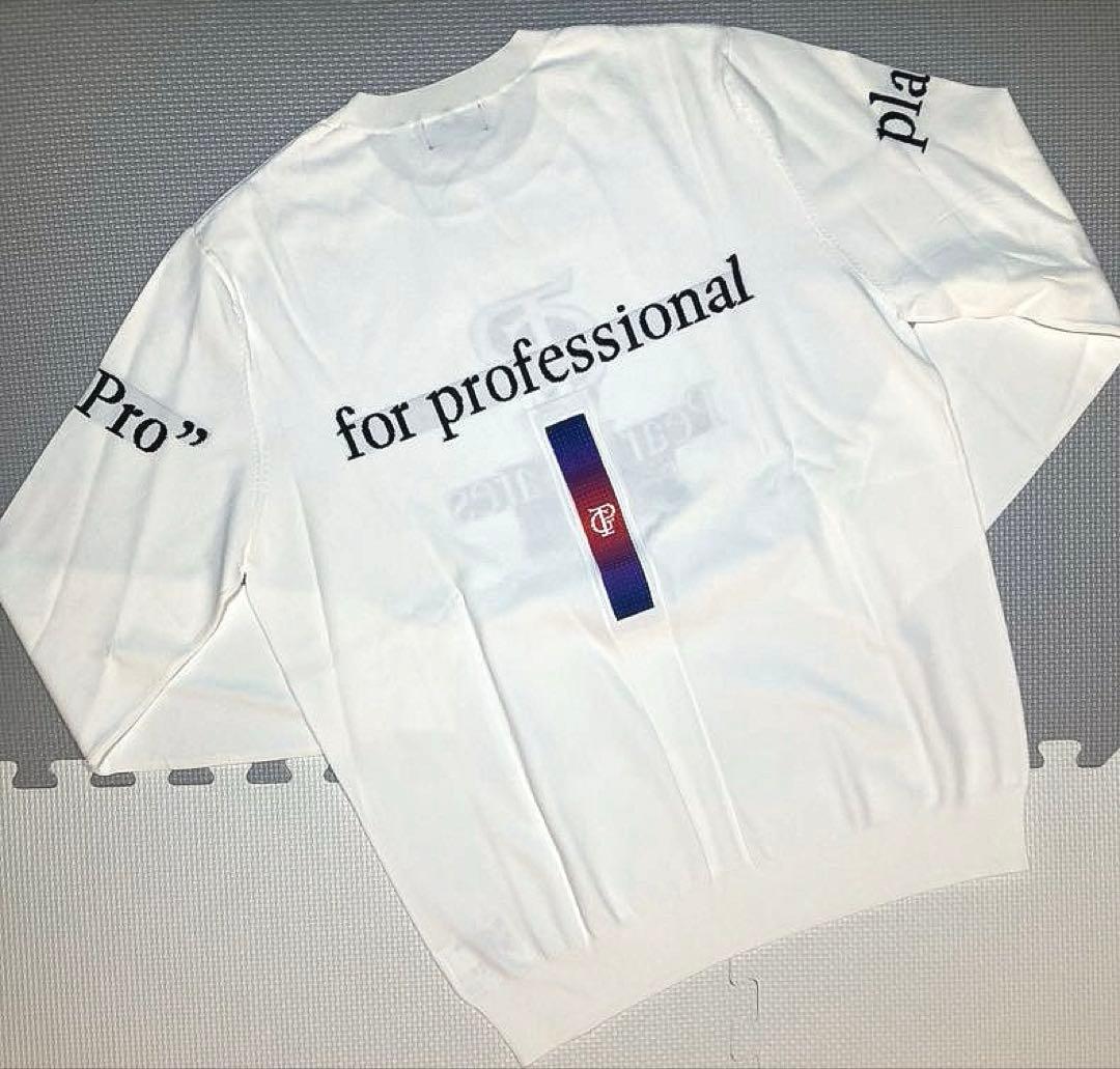 パーリーゲイツ PGPRO レーヨン&ポリ. ニットプルオーバー（WHT／5）