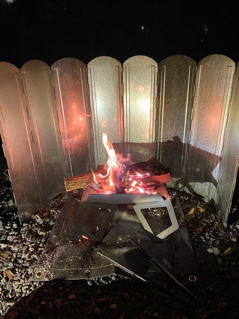 flames フレイムス ファイアースタンド オリジナル ブラック 無骨 男前