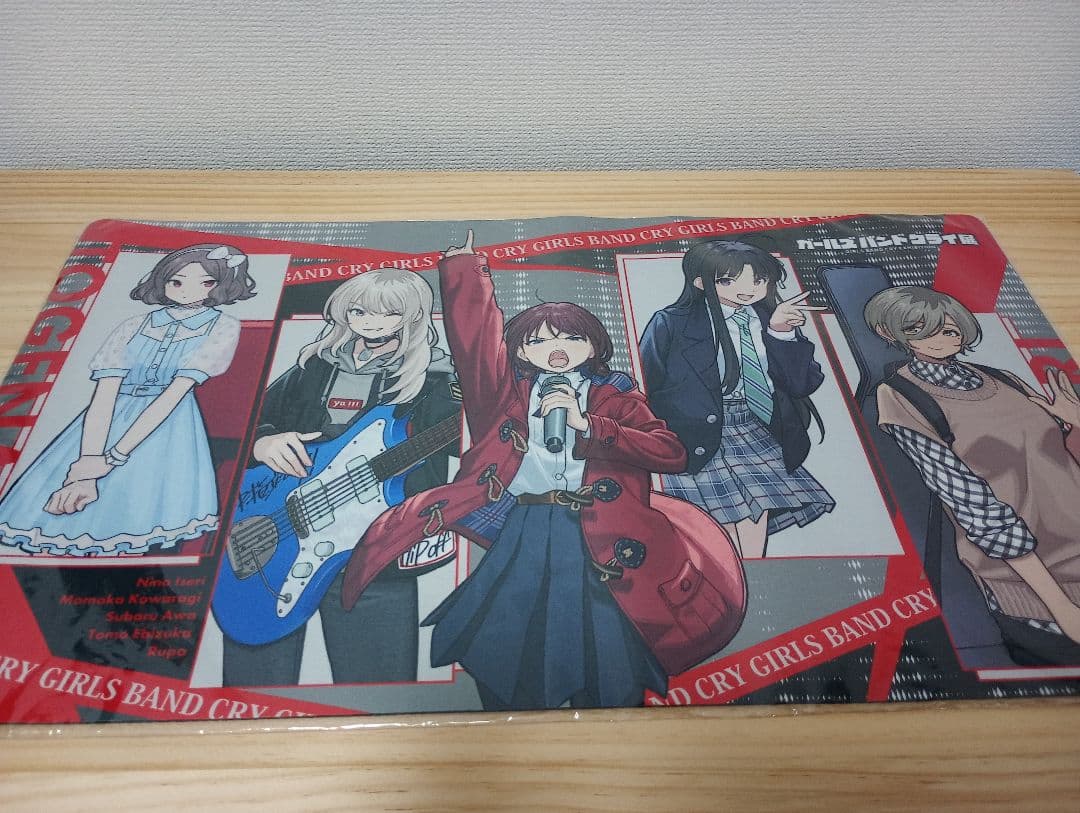 ガールズバンドクライ展 デスクマット ガルクラ展 プレイマット デスクマット