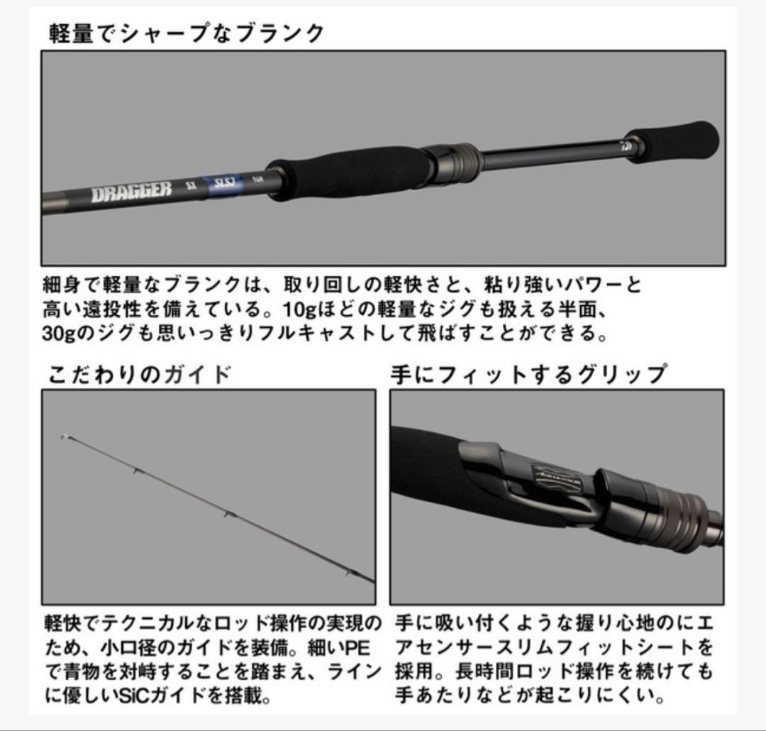 【極美品】ダイワ 23 ドラッガー SX 84M (SLSJモデル)