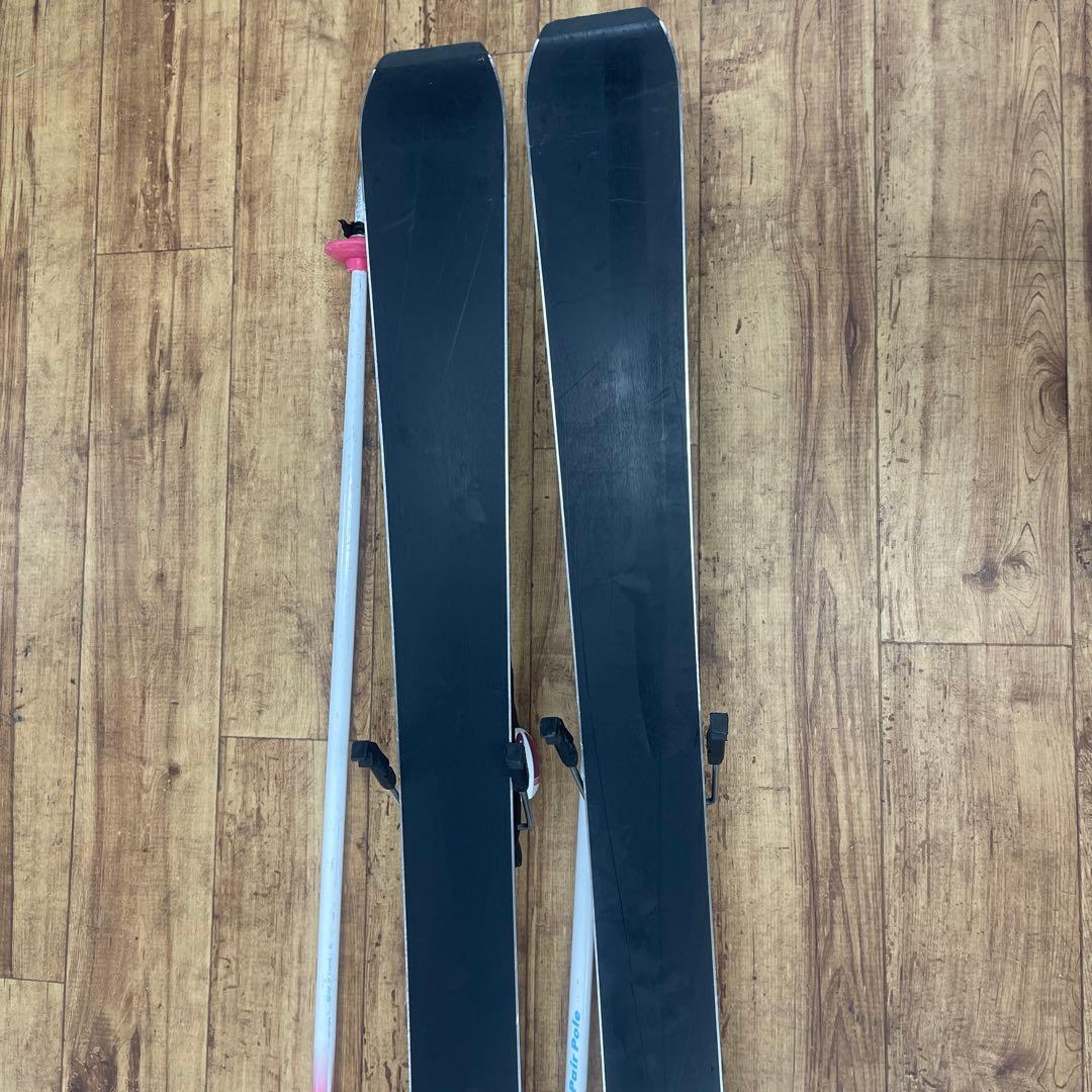 ATOMIC スキー板 140cm ジュニア セット ストック付 初心者OK