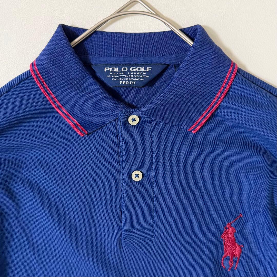 美品✨POLO GOLF ラルフローレン 長袖ポロシャツ M ポニー刺繍 ゴルフ